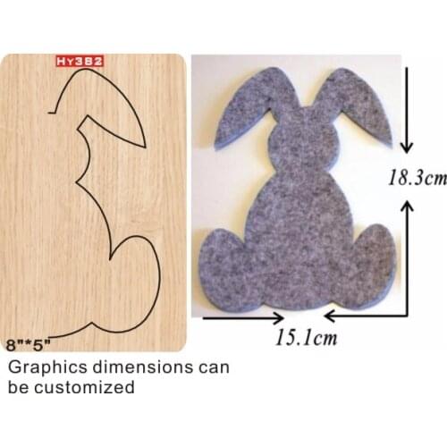 Rabbit cutting dies 2019 new die cut &wooden dies Suitable for common die cutting machines on the market