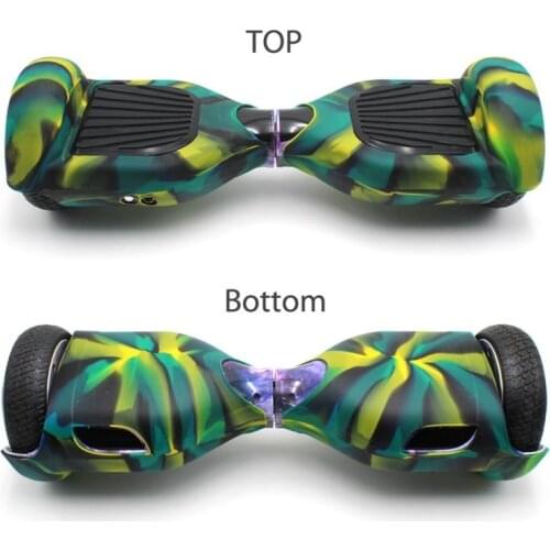 Hoverboard Silicone Case Cover Shell Waterproof Protector for Oxboard 6.5" 2 Wheel Smart Self Balancing Electric Scooter Sleeve