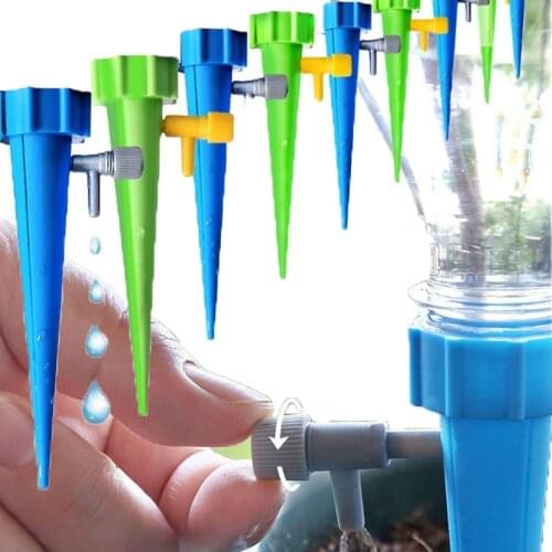 5PCS Auto Drip Irrigation Watering System Dripper Spike Kits Garden Household Plant Flower Automatic Waterer Tools