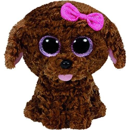 Ty Maddie The Poodle Dog Plush Animal Toys Stuffed Doll Gift 15cm