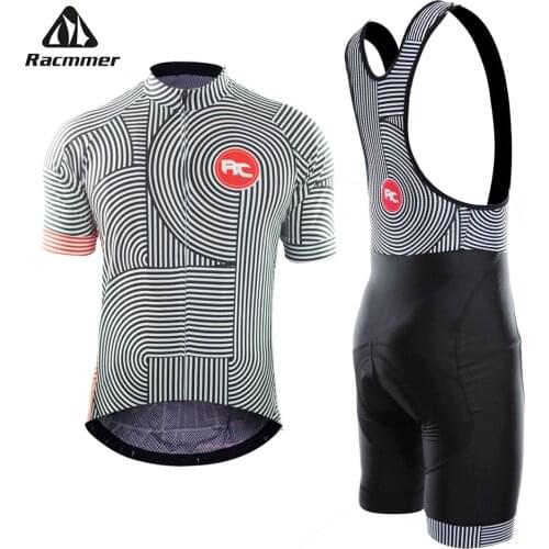 Racmmer 2020 Pro Summer Cycling Jersey Set Mountain Bike Clothing MTB Bicycle Clothes Wear Maillot Ropa Ciclismo Men Cycling Set