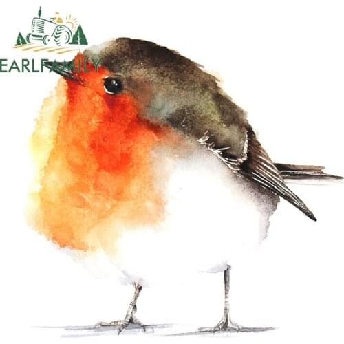 EARLFAMILY 13cm x 12cm for Colorful Bird Car Sticker Vinyl Decal Personality Motorcycle Windows Graffiti RV Car Door Protector