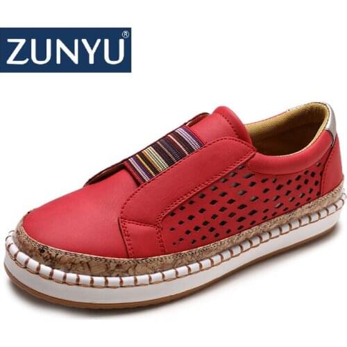 ZUNYU New Fashion Spring Women Vulcanized Shoes Spring Women Casual Shoes Fashion Out Women Sneakers Flats Big Size 35-43