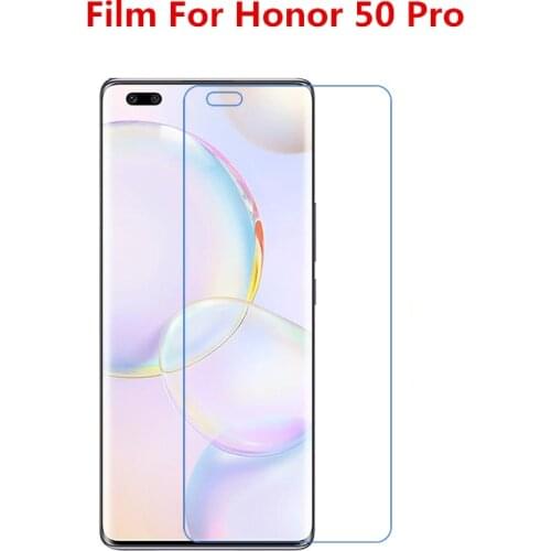 1/2/5/10 Pcs Ultra Thin Clear HD LCD Screen Protector Film With Cleaning Cloth Film For Honor 50 Pro RNA-AN00
