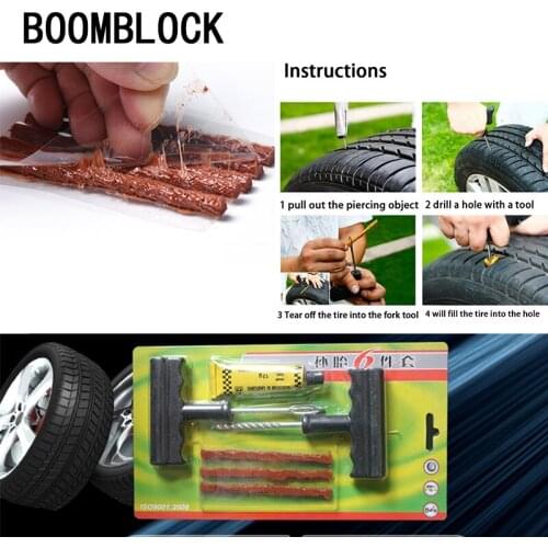 1Set Professional Auto Car Tire Repair Tool Kit For Mazda 3 6 CX-5 Suzuki Grand Vitara SX4 Mitsubishi ASX Lancer 10 Outlander