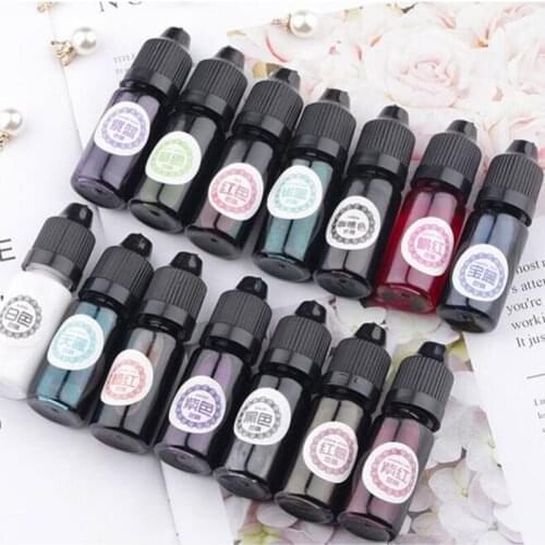 29 Colors 10ML Alcoholic Ink Resin Pigment Kit Liquid Resin Colorant Dye Ink Diffusion UV Epoxy Resin Pigment DIY Jewelry Making