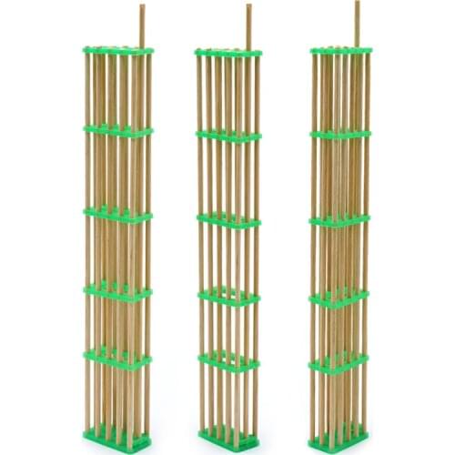 30PCS Five Sections Lengthened Bamboo Cage Queen Bee Beekeeping Tools Bamboo Queen Prisoners Cage Apiculture Equipments