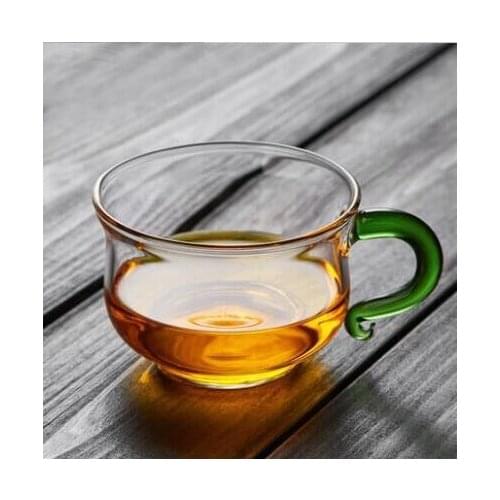 4pcs Heat-resistant Glass Coffee Cup Water Cup Teacup for home office bar teahouse tearoom coffee shop bar