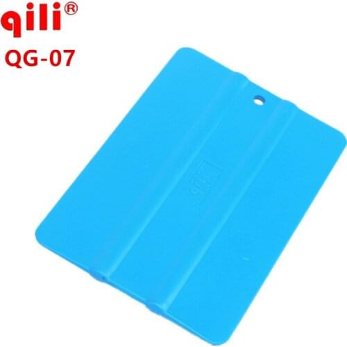 500pcs QG-07 mini hard card square squeegee window tint tool vinyl application tools mobile phone film install tool DHL free