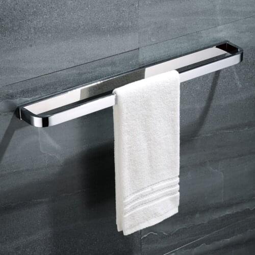Free Shipping Wall Mounted 304 Stainless Steel Bathroom Accessory Single Towel Bar Towel Rail Towel Holder