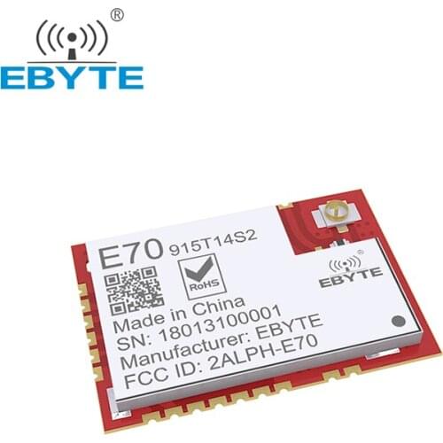 CC1310 915MHz 14dBm Wireless Transceiver Module SMD UART RF Module With IPEX Interface Long Range EBYTE SoC RoHS E70-915T14S
