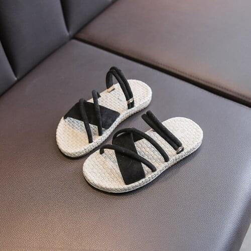 Childrens sandals and slippers 2020 summer new non-slip flat sandals girls fashion casual slippers