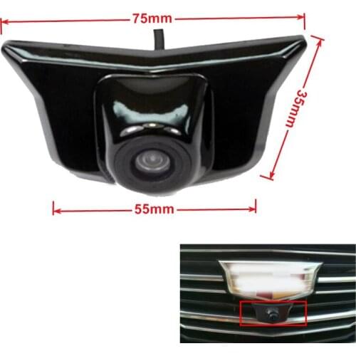 For Cadillac XT5 2016 New car front view camera Logo GRILLE camera night vision waterproof wide angle
