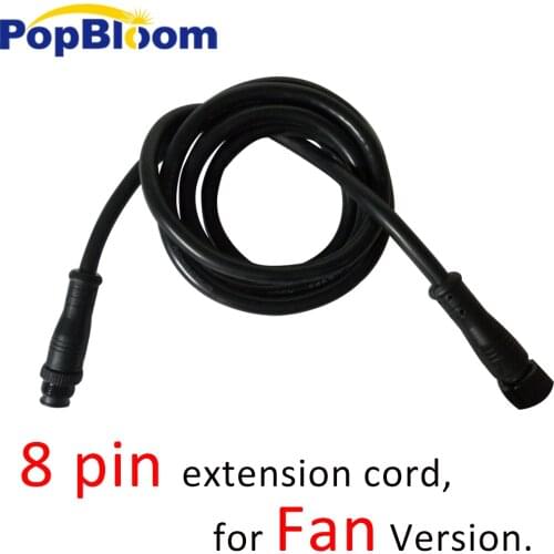DSunY Truing-B/D 0.6m/1.2m/1.8m/2.4m & 8 pin extension cord for power LED Aquarium Light connecting the controller & panels