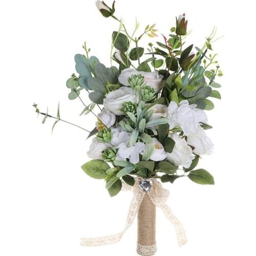 European Style Bridal Bouquets New Arrival 2020 32*22cm Wedding Accessories Bridal Bouquets