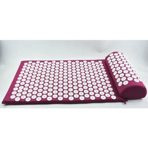 Hot selling the Health care of islands masajeador acupuncture pain relief, yoga Shakti acupresion body massage mattress