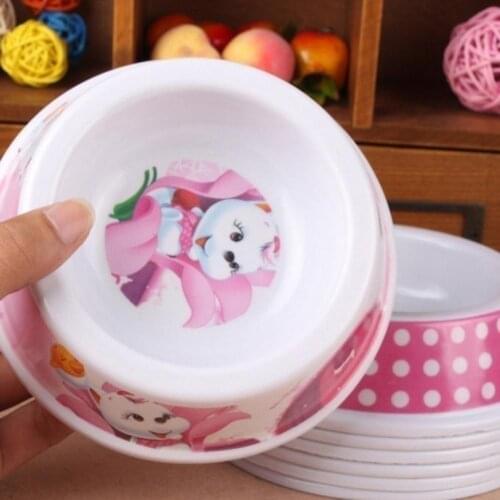 Pet Food Bowl Safe Easy to Clean Melamine Dog Cat or Pet Food Bowl or Water Bowl for Cat for Pet Products Dog Accessories tool