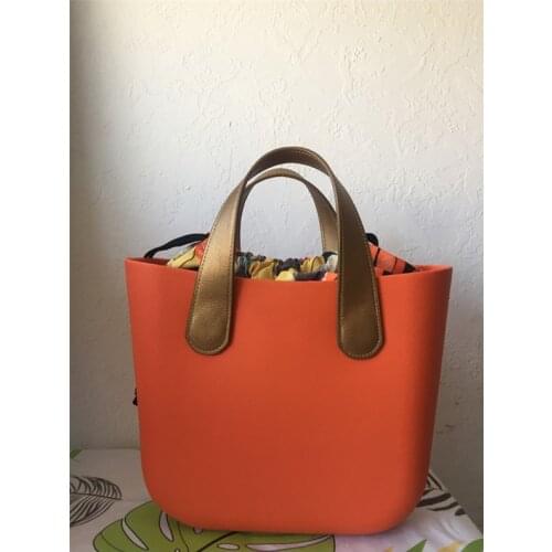 Orange Lady Handbag Silicone bag