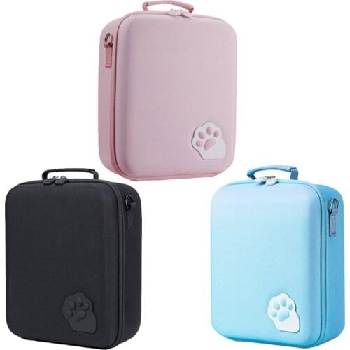 Cat Claw Themed Storage Bag Console Portable Protective Travel Carry Case Hard Shell Protector Compatible with Switch