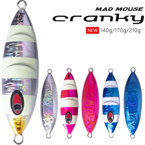 MADMOUSE lead jig isca artificial metal jig lure Luminous fishing jig slow jig Jigging lure fishing jig lure 140g 170g 210g