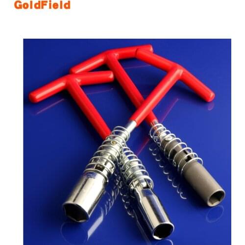 T-Handle Universal Joint Spark Plug Wrench Socket PVC coating toolking