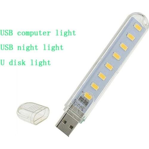 USB computer LED3 LED8 light USB night light 5730 U disk light 5500-6500K LEDUSB