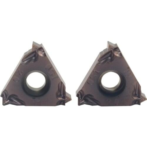 16IRM 2.0 ISO 10PCS internal carbide inserts 16IRM 2.0 ISO LF6018 CVD coating, to cut steel and stainless steel