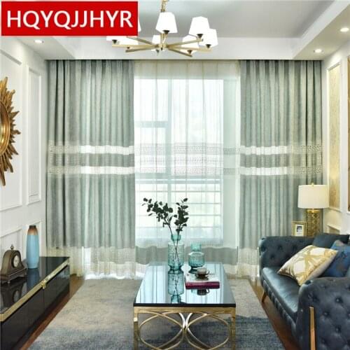 European Style High Quality Warm Color Decorative Curtains For Living Room Windows Exquisite Luxury Curtains For Bedroom