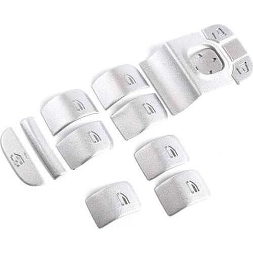 14Pcs/Set Car Door Window Glass Lift Button Cover Trim for Benz a B GLB Class W177 W247 2020