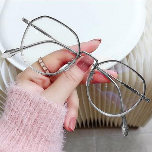 2021 Trends Office Anti Blue Light Oversized Glasses Computer Women Blue Blocking Gaming Big Size Men Eyeglasses Очки Декоративн