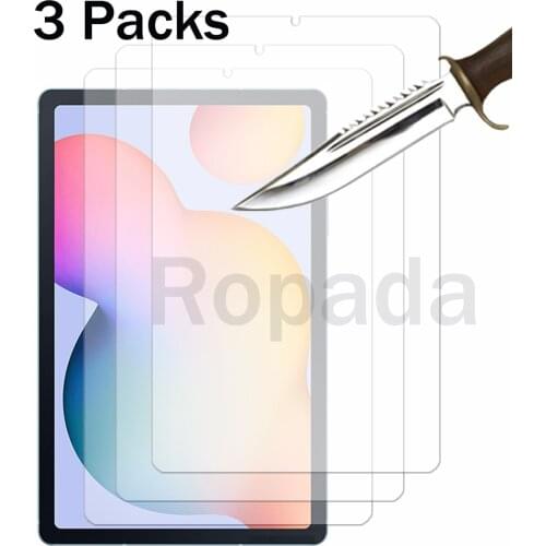 3 packs tempered glass screen protector for Samsung galaxy tab S S2 S3 S4 S5E S6 lite S7 plus 8.0 8.4 9.7 10.1 10.5 9H 3D film