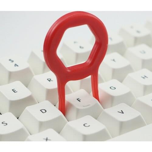 5pcs Keyboard Keycap Puller Colorful Arc Design Plastic Keyboard Unloading Dust Fixing Cleaning Key Cap Mechanical Remover