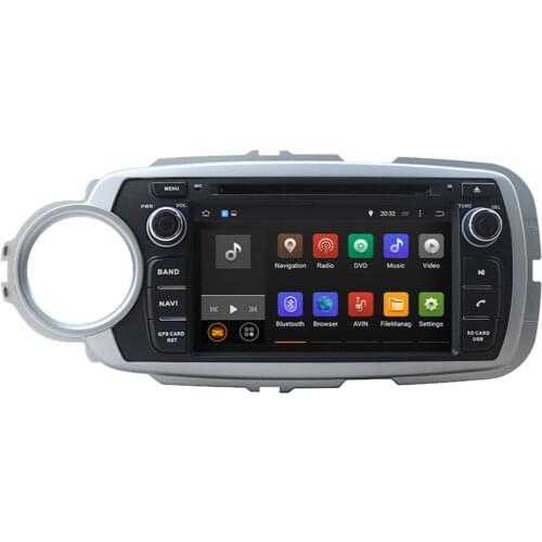 RAM 4GB 64GB Octa Core Android 9.0 Car DVD Player Navigation GPS Radio Head Unit For Toyota Yaris 2012 2014 2015 2016 2017 2018