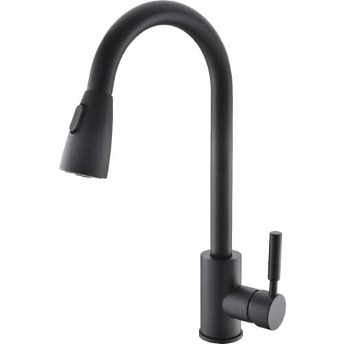 Free ship oil rubbed bronze Kitchen Faucet Pull Out Sprayer Single Hole Swivel Sink Mixer Tap