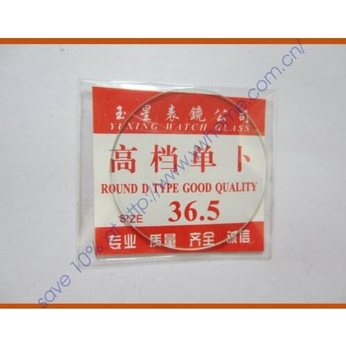 Freeshipping New 1x Convex Spherical Glass Watch Crystal diameter 36.5 mm Edge Thick 1.0mm