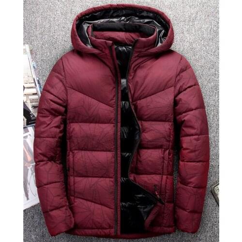 White Arrival New Duck Down Jacket Mens Winter Coat Warm Padded Men Parka Casual Mens Jackets Jaqueta Masculino WXF373 s s