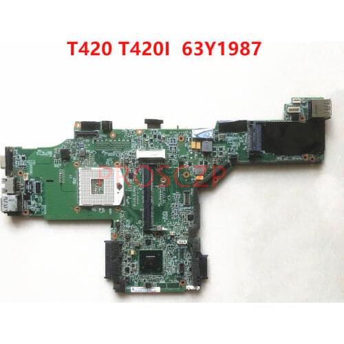 For LENOVO T420 T420I 63Y1987 Laptop motherboard QM67 with LNVH-41-AB5700-F00G 100% full Tested
