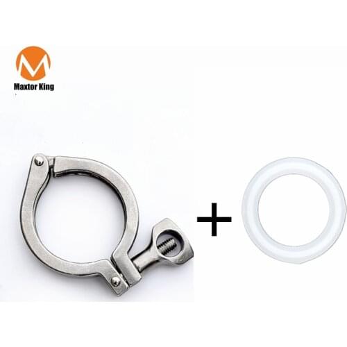 MK 1.5" - 8" Sanitary Stainless Steel Tri Clamp Clamps Clover with Wing Nut for Ferrule TC SS304