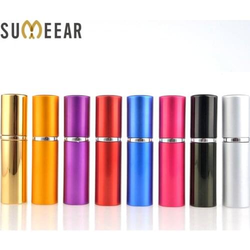 10ml Refillable Portable Mini Perfume Bottle Atomizer Spray Traveler Aluminum Empty Parfum Bottle