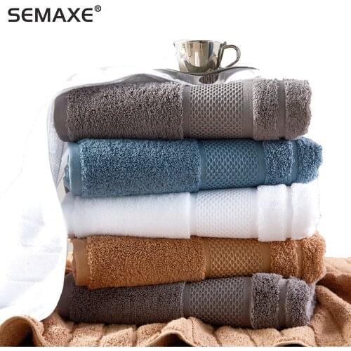 SEMAXE Bath Towel Set Adult Bath Towel 80*150 Hand Towel 40*80 Face Towel 40*40 High Quality Cotton Towel for Bathroom