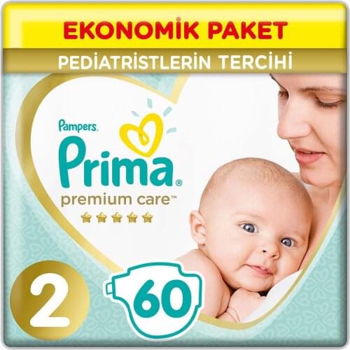 Pampers Baby Diaper Premium Care 2 Size 60 Pcs Mini Jumbo Pack