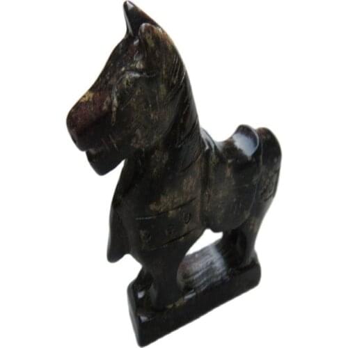 Antique old jade jade pendant ornaments ancient hollow brand pony