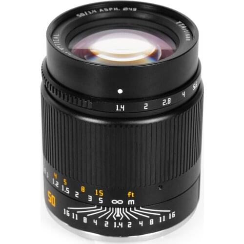 TTArtisan 50mm F1.4 ASPH Full Frame Manual Focus Lenses for Sony E Canon RF Nikon Z Sigma Lumix Leica L mount Cameras TTArtisan