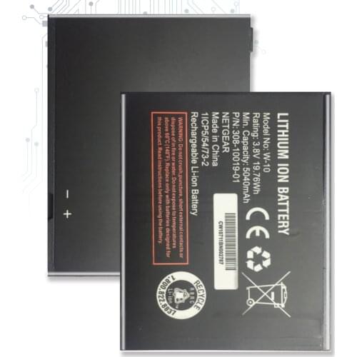 W-10 Replacement Battery For NETGEAR NightHawk M1 MR1100 W10 5040mAh Battery with Track Code