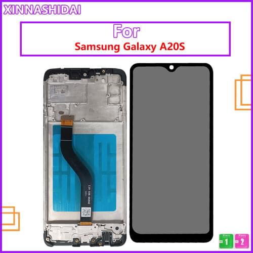 For samsung galaxy a20s a207 a2070 SM-A207F lcd screen display replacement digitizer assembly + service pack