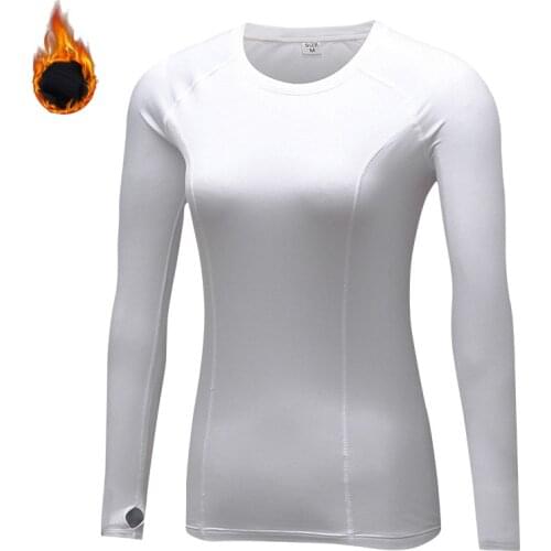 Winter Inner Wear for Women Thermal Underwear Fleece o Neck Zipper Shirt Base Warmer Sport Tops Thermo Running Jacket Pajamas