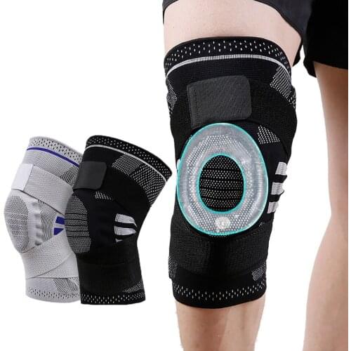 1Pcs Knee Joint Support Knee Pads Basketball Sports Knee Pad MTB Volleyball Knee Sleeve Compression Tactical Knee Brace Support