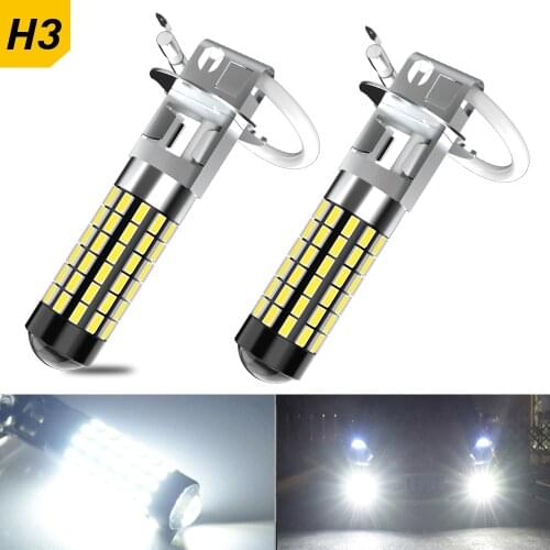 2x H8 H11 Led Bulb Fog Lights Car Lamp Auto Light Bulbs For Ford Fiesta Ranger Mondeo MK3 MK4 C-MAX S-MAX Focus 01 Fusion Escape