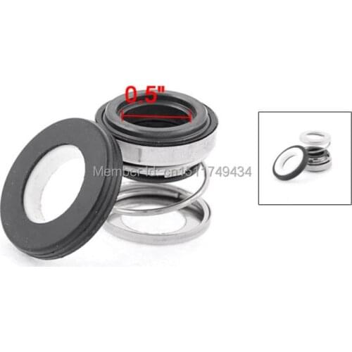 108-12 12mm Inner Diameter Single Coil Spring Bellows Mechanical Seal 5pcs