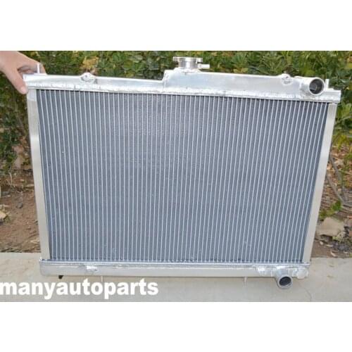 52MM For NISSAN SKYLINE R33 R34 GTS-T RB25DET ALUMINUM ALLOY RADIATOR